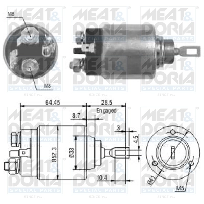 Solenoid Switch, starter